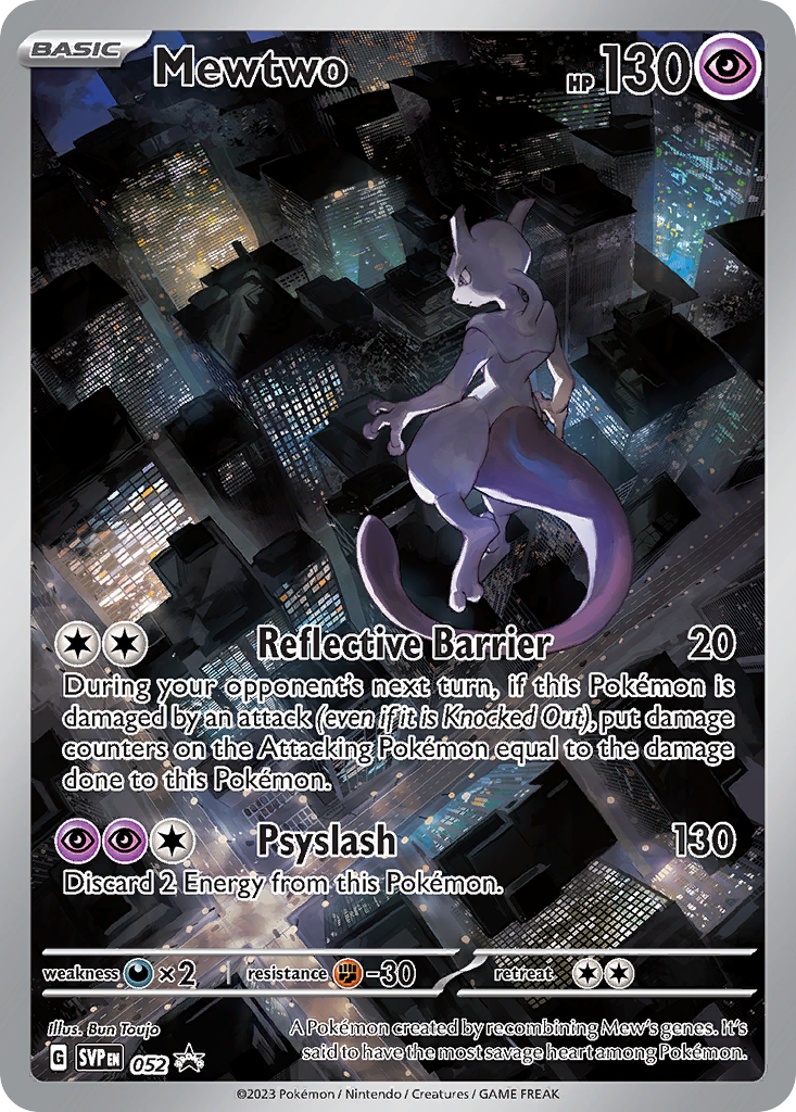 Scarlet & Violet Promo Mewtwo #52