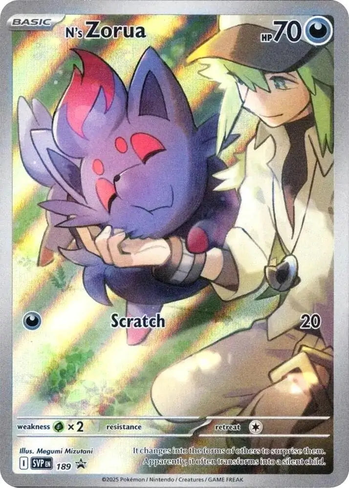 Scarlet & Violet Promo N's Zorua #189 Prerelease