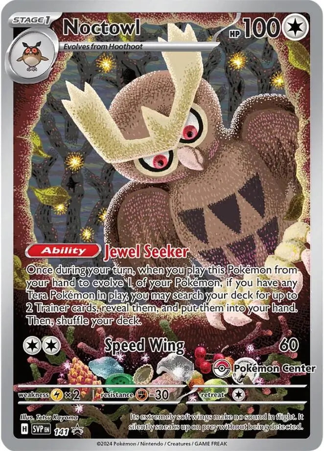 Scarlet & Violet Promo Noctowl Pokémon Center #141