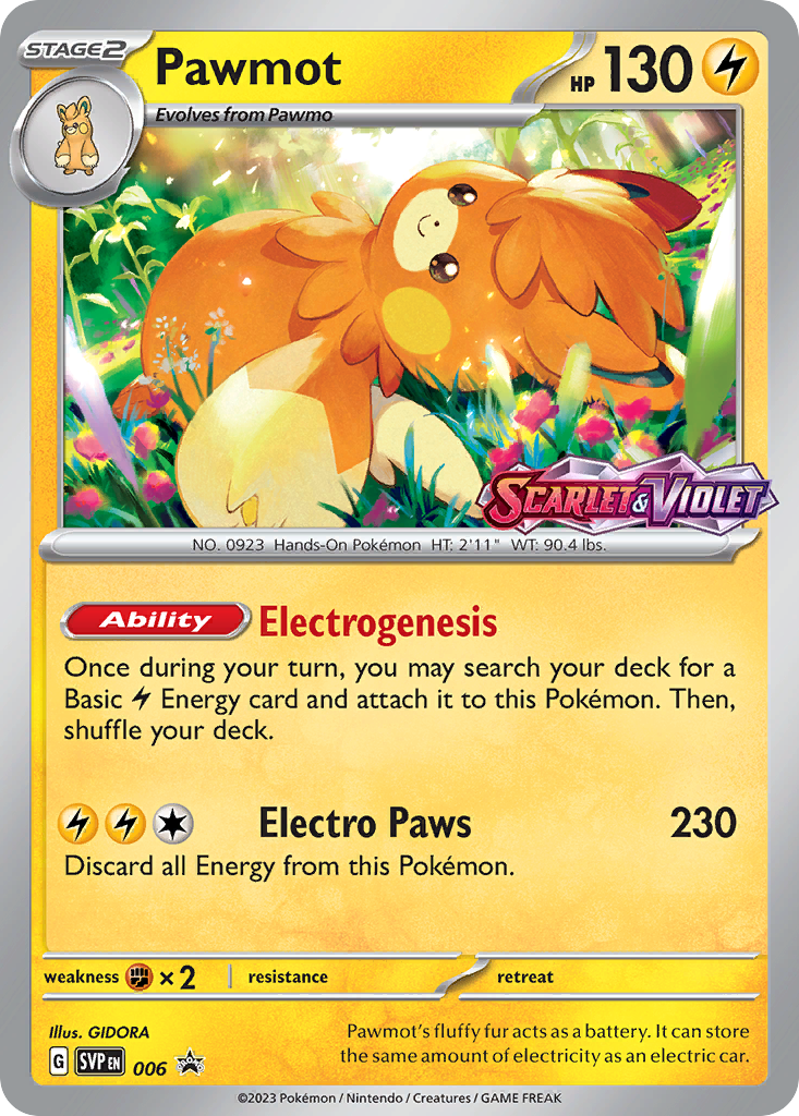 Scarlet & Violet Promo Pawmot #6