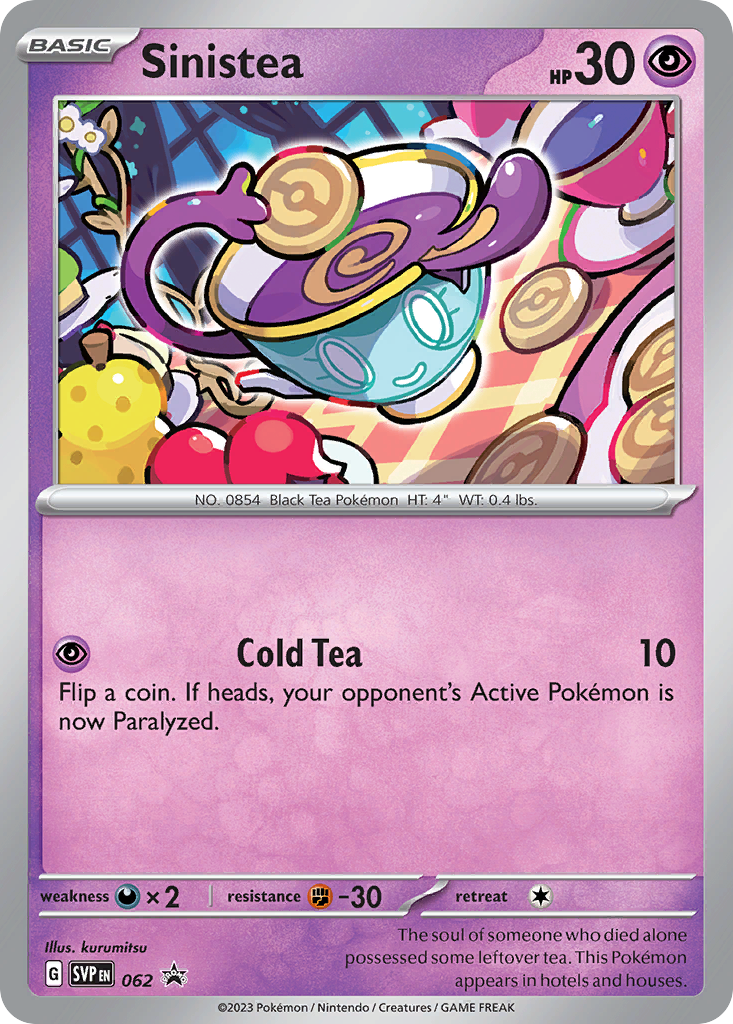 Scarlet & Violet Promo Sinistea #62