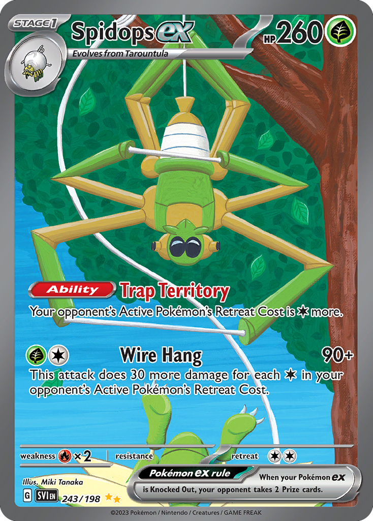 Scarlet & Violet Spidops EX #243/198