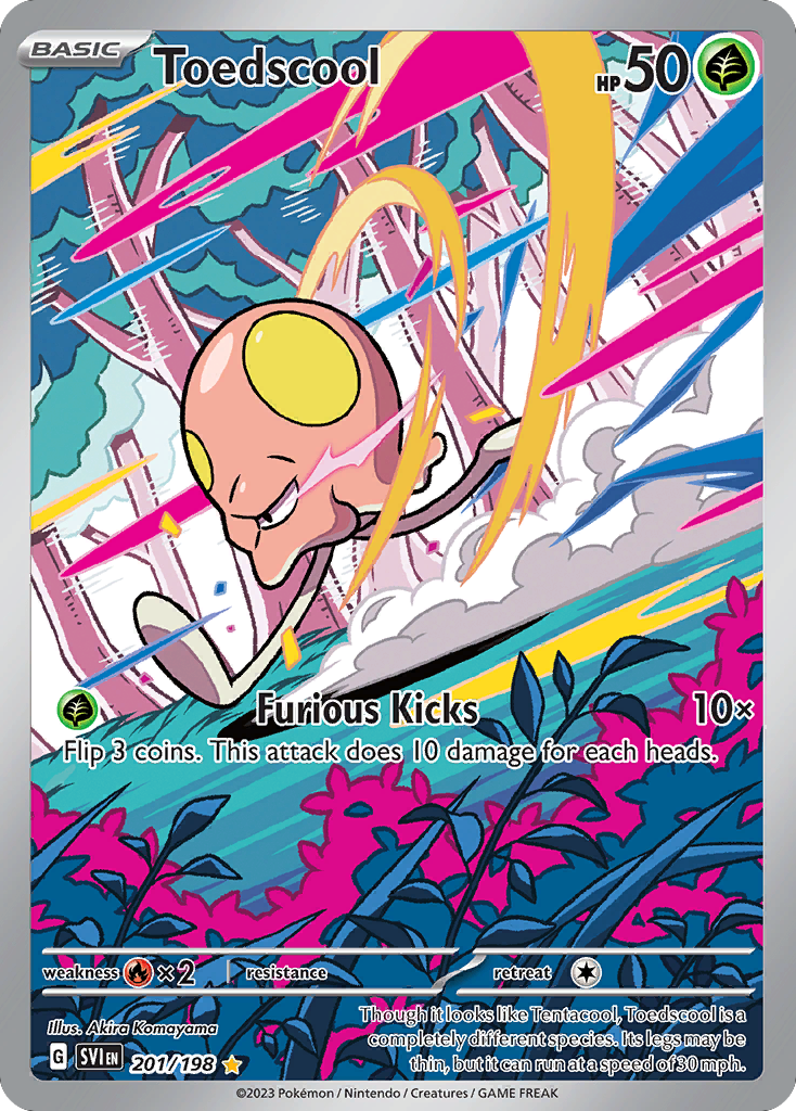 Scarlet & Violet Toedscool #201/198
