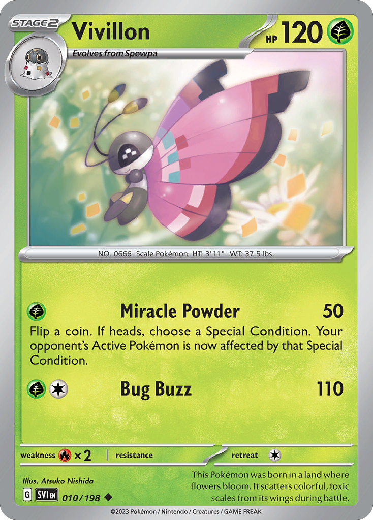 Scarlet & Violet Vivillon #10/198
