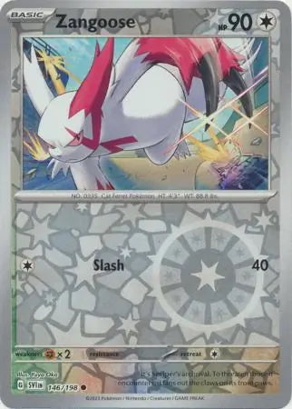 Scarlet & Violet Zangoose #146/198 reverse holo