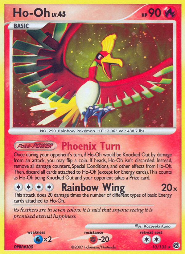 Secret Wonders Holo Ho-Oh #10/132
