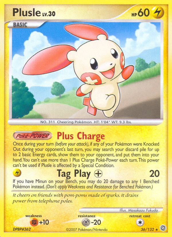 Secret Wonders Plusle #36/132