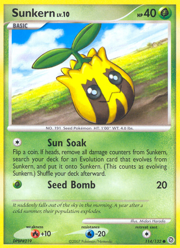 Secret Wonders Sunkern #114/132