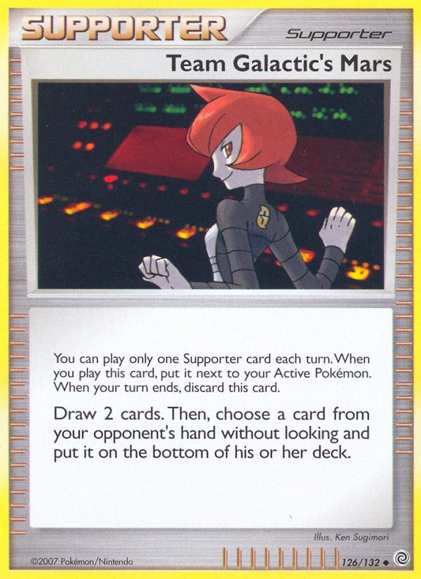 Secret Wonders Team Galactic's Mars #126/132