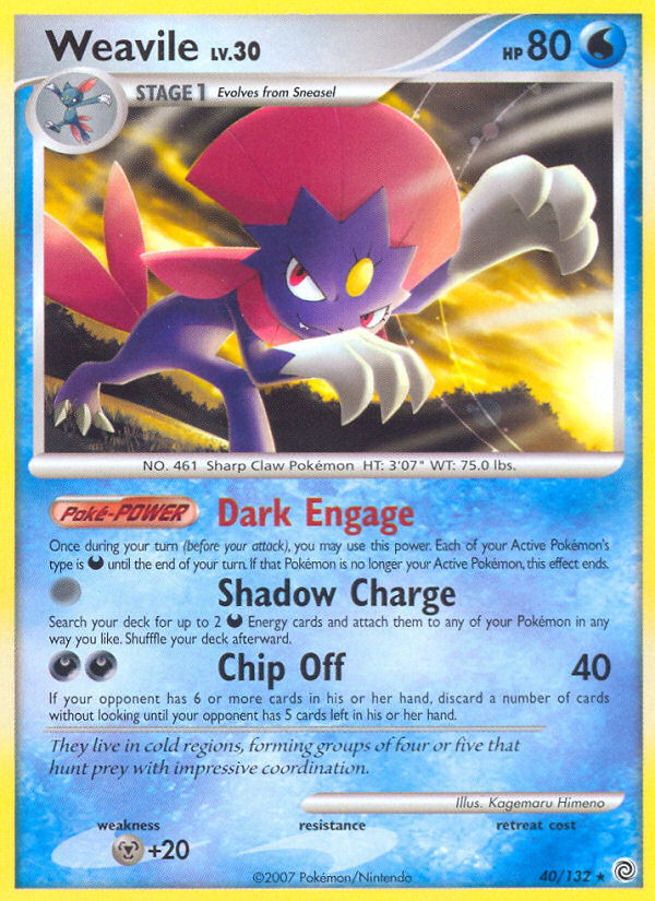 Secret Wonders Weavile #40/132