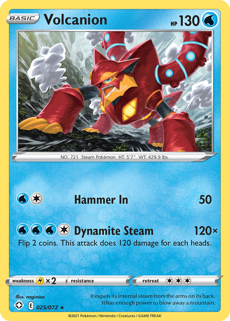Shining Fates Volcanion #25/72