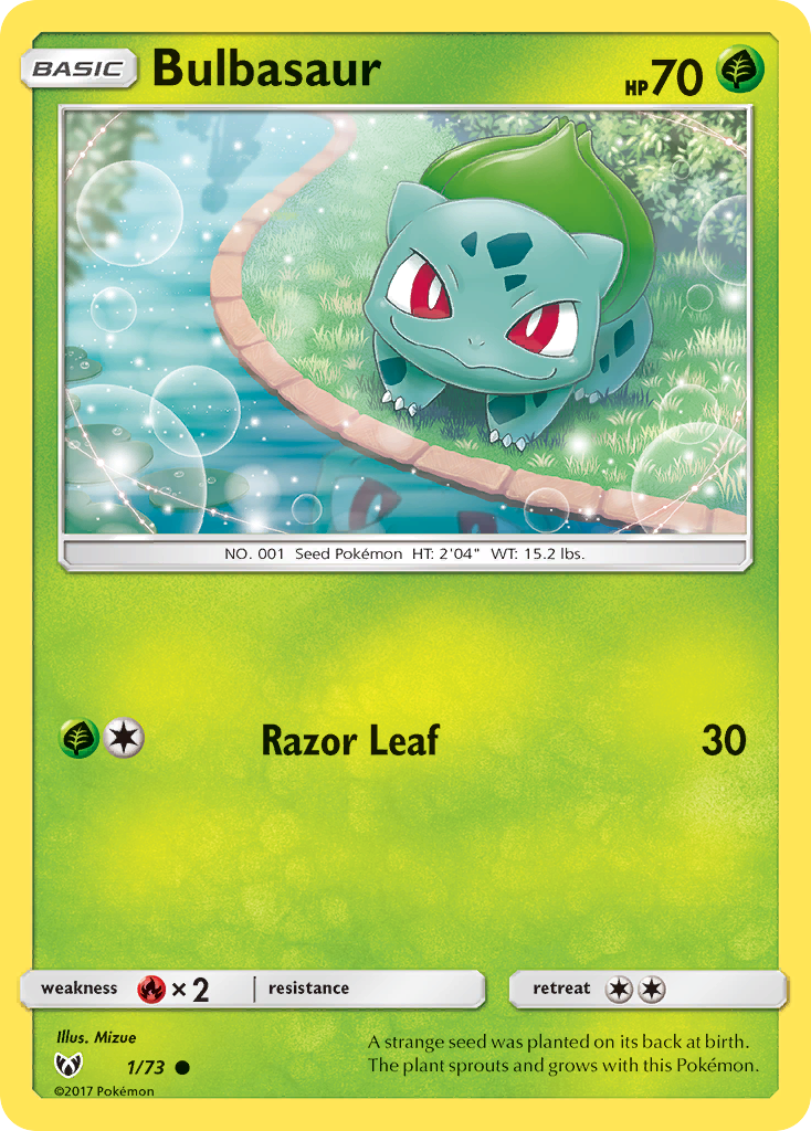 Shining Legends Bulbasaur #1/73