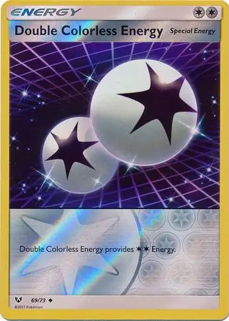 Shining Legends Double Colorless Energy #69/73 reverse holo