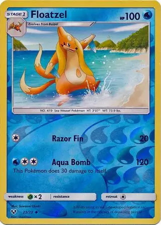 Shining Legends Floatzel #23/73 reverse holo