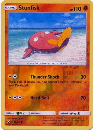 Shining Legends Stunfisk #46/73 reverse holo