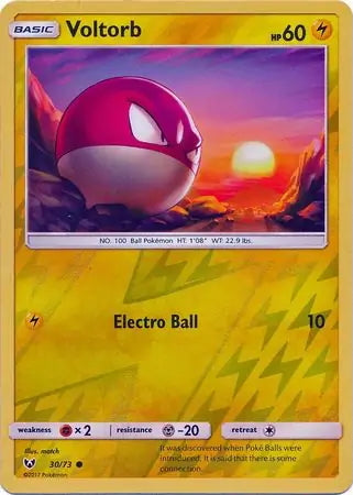 Shining Legends Voltorb #30/73 reverse holo