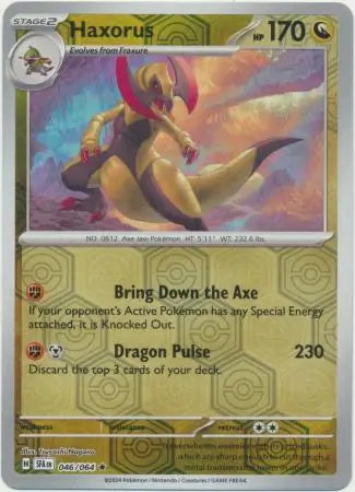 Shrouded Fable Haxorus #46/64 reverse holo