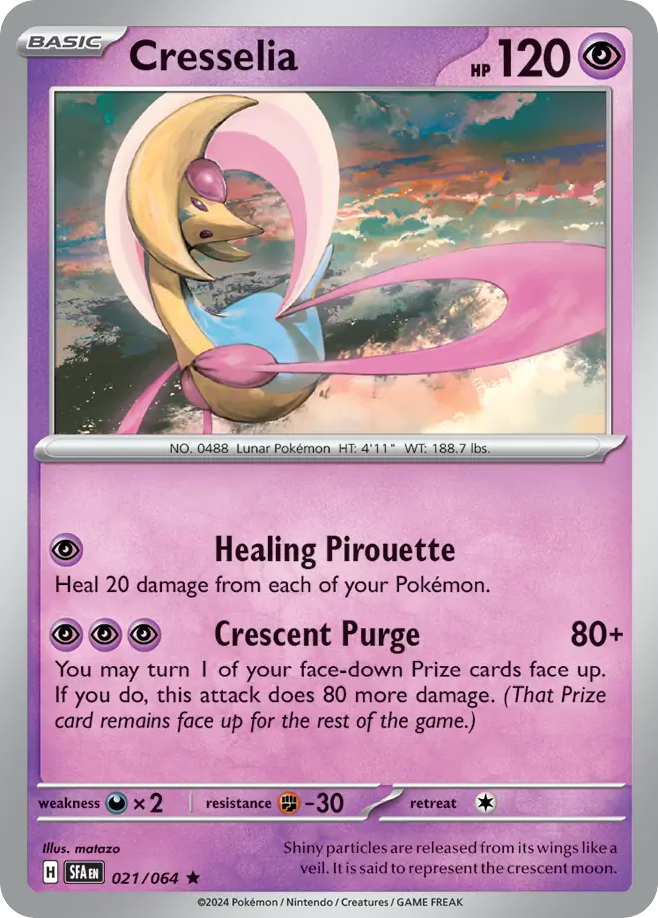 Shrouded Fable Holo Cresselia #21/64