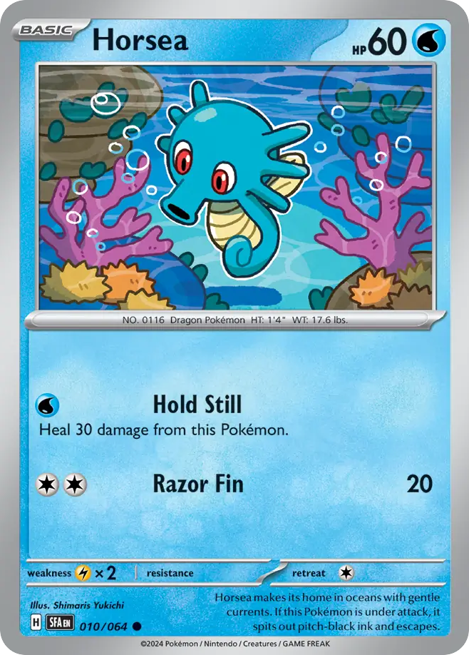 Shrouded Fable Horsea #10/64