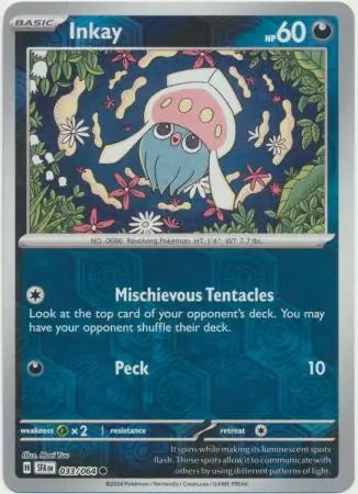 Shrouded Fable Inkay #33/64 reverse holo