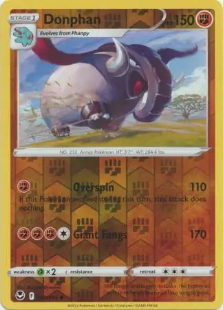 Silver Tempest Donphan #92/195 reverse holo