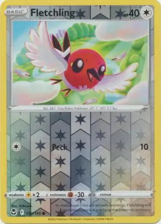 Silver Tempest Fletchling #150/195 reverse holo