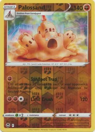 Silver Tempest Palossand #100/195 reverse holo