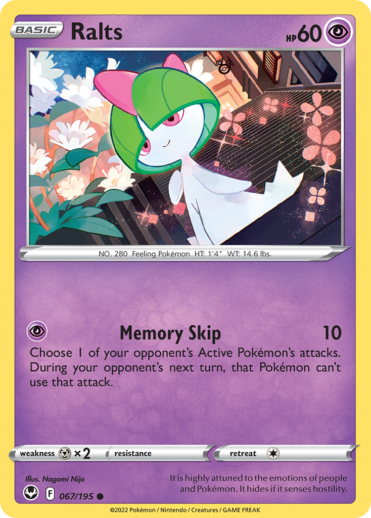 Silver Tempest Ralts #67/195