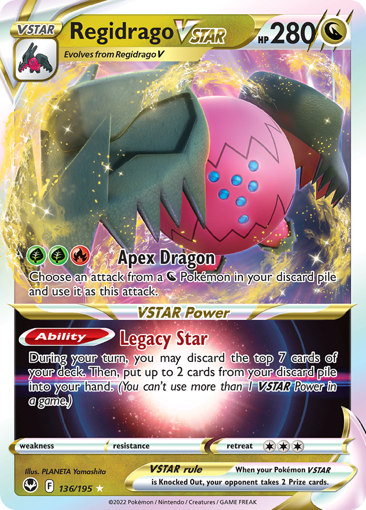 Silver Tempest Regidrago VSTAR #136/195