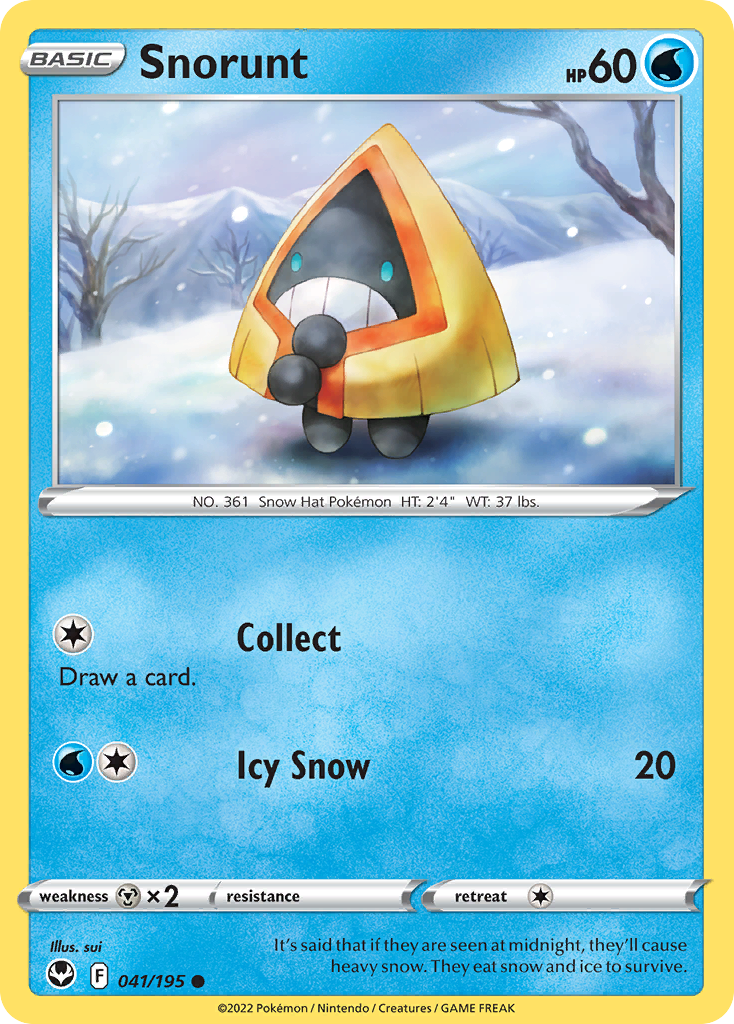 Silver Tempest Snorunt #41/195