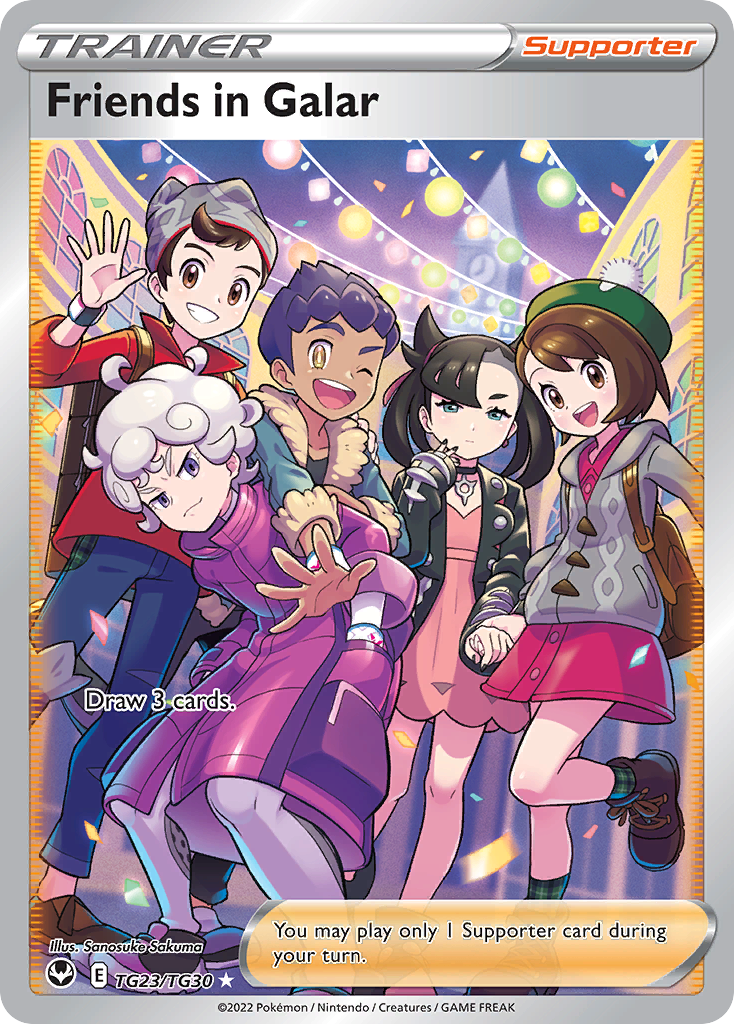 Silver Tempest Trainer Gallery Friends in Galar #TG23/30