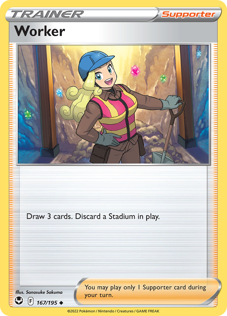 Silver Tempest Worker #167/195