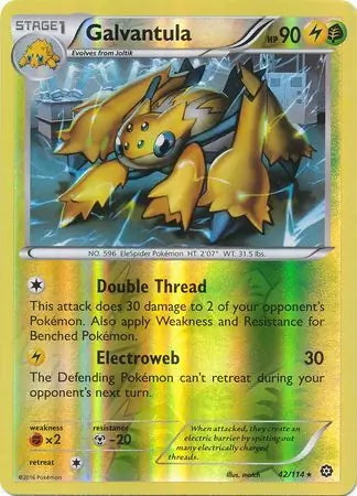 Steam Siege Galvantula #42/114 reverse holo