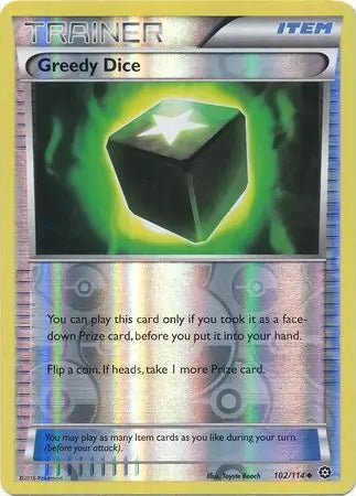 Steam Siege Greedy Dice #102/114 reverse holo