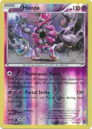 Steam Siege Hoopa #51/114 reverse holo