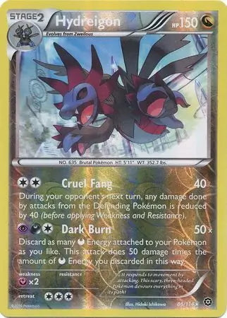 Steam Siege Hydreigon #86/114 reverse holo