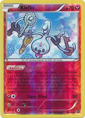 Steam Siege Klefki #80/114 reverse holo