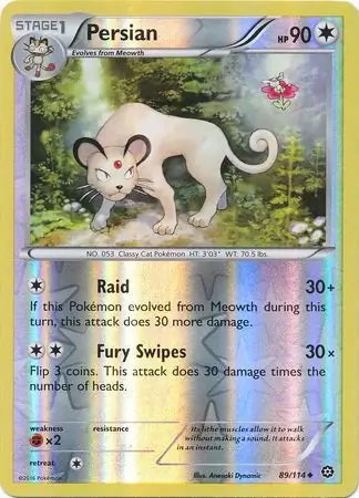Steam Siege Persian #89/114 reverse holo