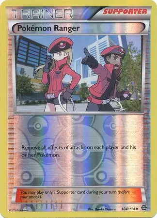 Steam Siege Pokémon Ranger #104/114 reverse holo
