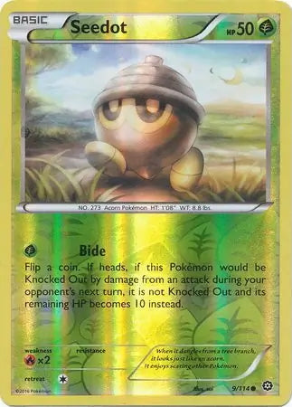 Steam Siege Seedot #9/114 reverse holo