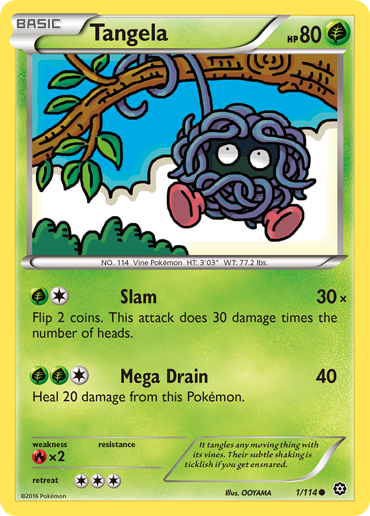 Steam Siege Tangela #1/114