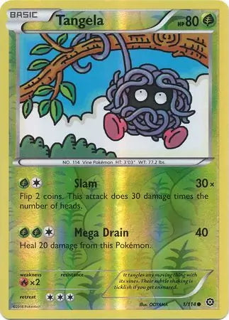 Steam Siege Tangela #1/114 reverse holo