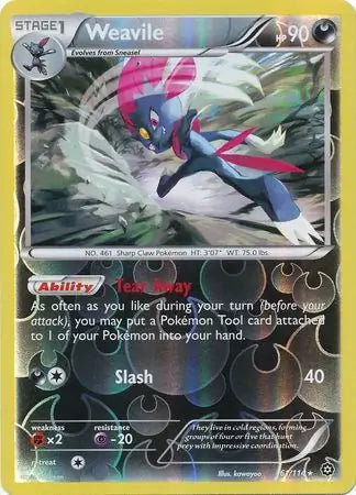 Steam Siege Weavile #61/114 reverse holo