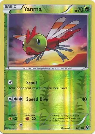 Steam Siege Yanma #6/114 reverse holo