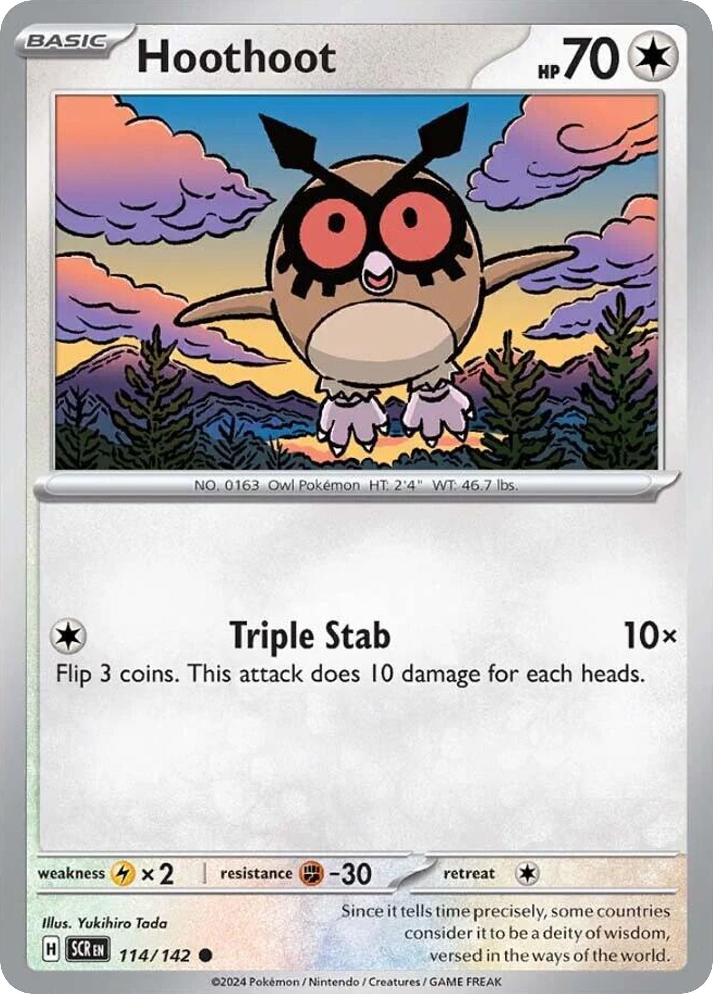 Stellar Crown Hoothoot #114/142