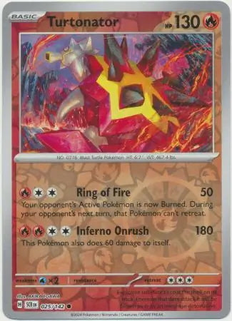 Stellar Crown Turtonator #25/142 reverse holo