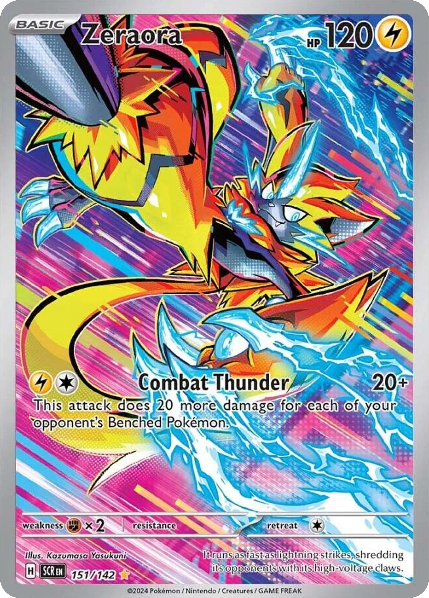 Stellar Crown Zeraora #151/142
