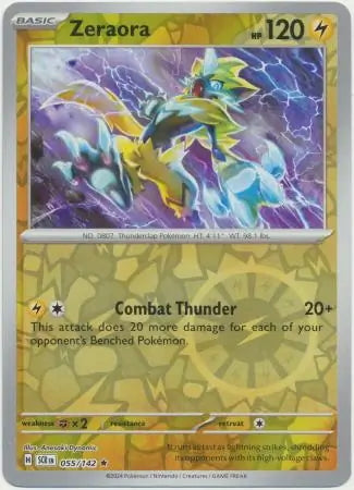 Stellar Crown Zeraora #55/142 reverse holo