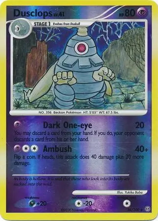 Stormfront Dusclops #34/100 reverse holo