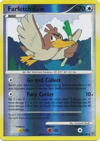 Stormfront Farfetch'd #38/100 reverse holo